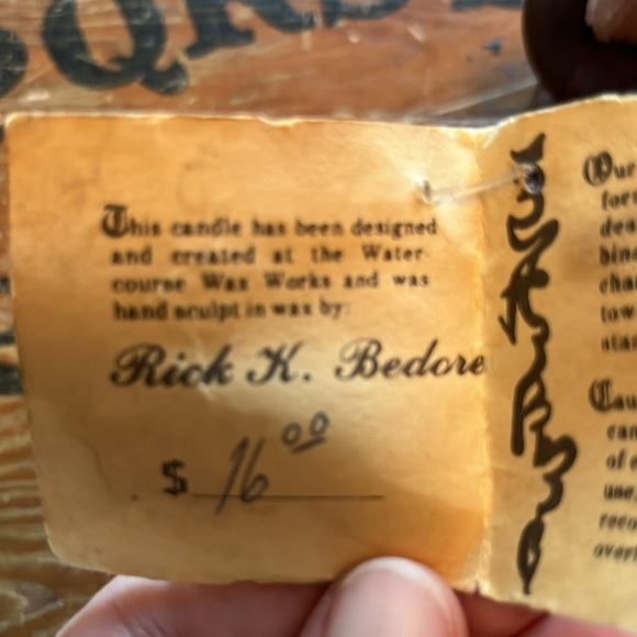 🧙🏽‍♂️WATERCOURSE WAX WORKS WIZARD TRULLS VINTAGE 1975🕯️CANDLE BY RICK BEDORE - Picture 12 of 16